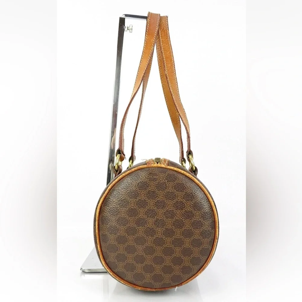 Celine Brown and Tan Shoulder Bag - Picture 3 of 16